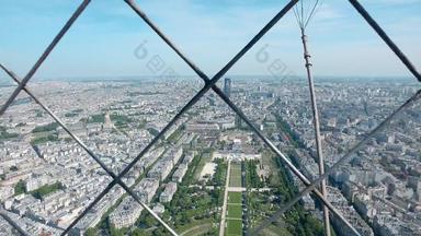 电影视图城市景观巴黎埃菲尔铁塔塔前阳台主要景点巴黎冠军3之旅蒙帕纳斯酒店国家的残废军人